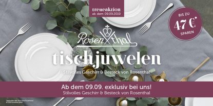 Treueaktion Rosenthal Tischjuwelen